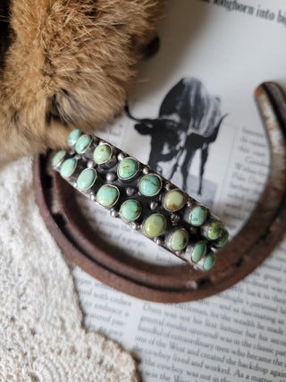 The Frost Double Row Sonoran Statement Cuff