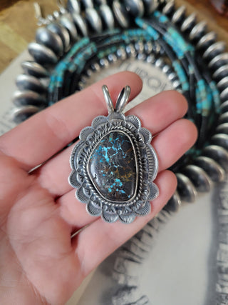 The Betsy Pendant - Black Jack