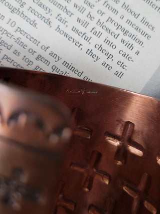 The Sedona Statement Cuff - Copper