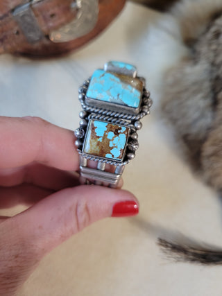 The Adeline Cuff - #8 Turquoise