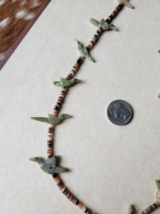 The Serpentine Bird Fetish Necklace - Vintage