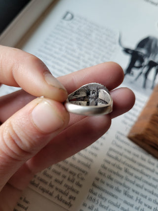 The Prairie Rose Ring - Sz 6.5 - White Water