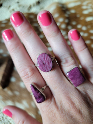 The Lainey Rings - Purple Spiny