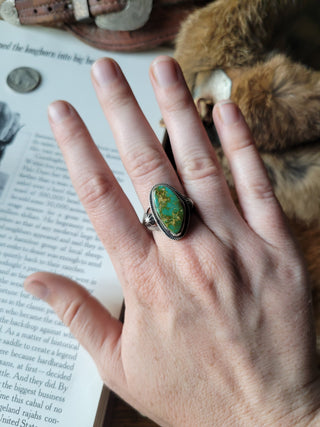 Lauren - turq ring 8.25