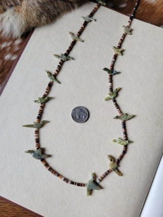The Serpentine Bird Fetish Necklace - Vintage