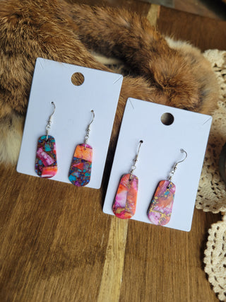 Dahlia Slab Earrings