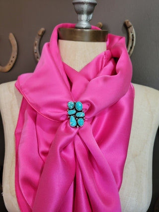 Hot Pink - 44" Silk Wild Rag