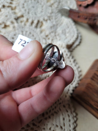 The Sagebrush Ring - Sz 6 - Coral