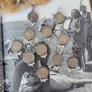 18" Buffalo Nickel Toggle Necklace - PRE-ORDER