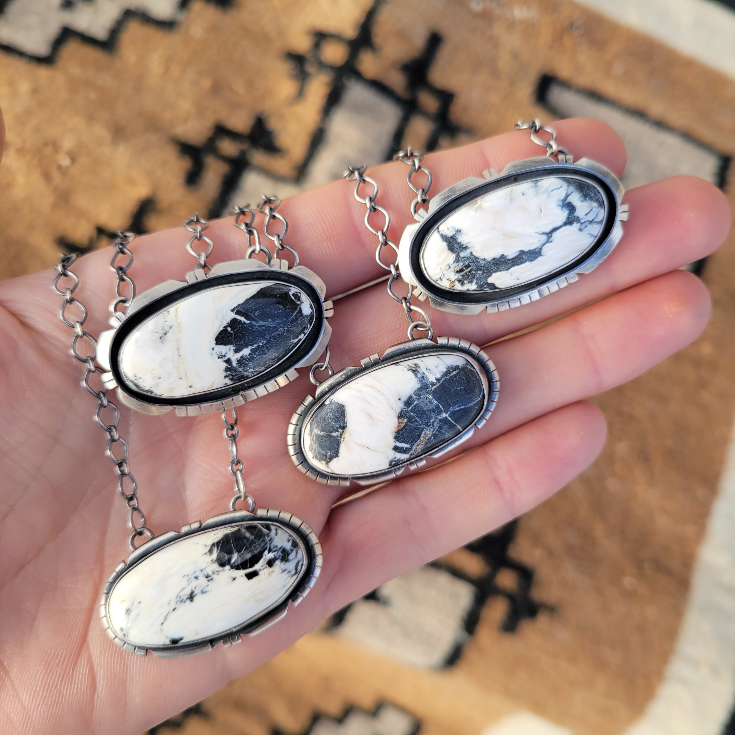 The Monty Necklace- White Buffalo – Texanna Belles