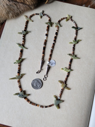 The Serpentine Bird Fetish Necklace - Vintage