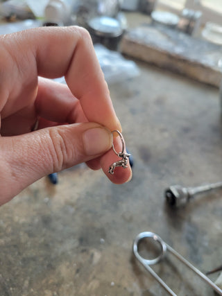 Weiner Dog Huggie Hoops