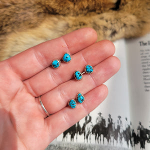 Mini Kingman Nugget Studs