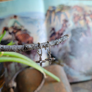 The Zia Huggie Hoops