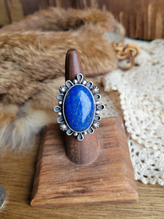 The Barry Ring - Lapis - Adjustable