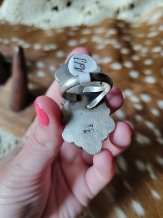 The Loui Cluster Ring - Adjustable - Pink Conch