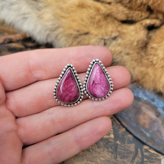 Custom Purple Spiny Studs