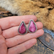 Load image into Gallery viewer, Custom Purple Spiny Studs