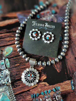 Vintage Sunface Studs