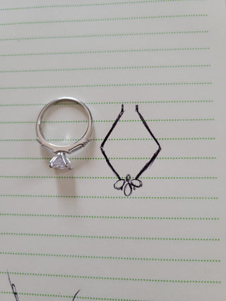 Lauren - Ring Holder Necklace