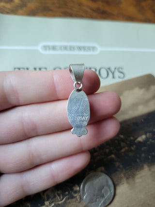 The Carlisle Pendant - Orange Spiny