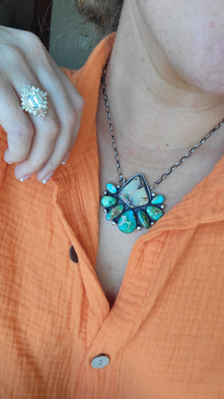 The Thunderhorse Cluster Necklace