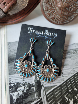 The Clementine Needlepoint Earrings