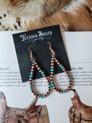 The Lost Creek Copper Hoop Earrings