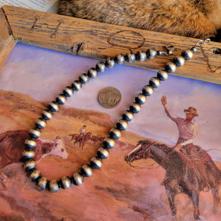 10mm 16" Sterling Pearls