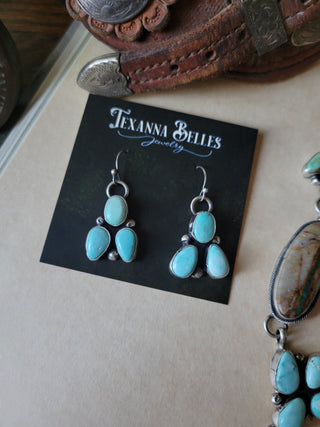 The Dominic Cluster Lariat Set - Royston Ribbon & Carico Lake