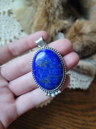 Mr Bluebird Pendant - Lapis