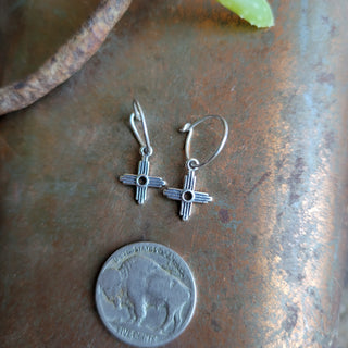 The Zia Huggie Hoops