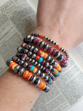 Load image into Gallery viewer, The Shirley Pearl Bracelet - Spiny x Turquoise 6mm