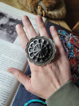 The Adele Concho Ring - Adjustable