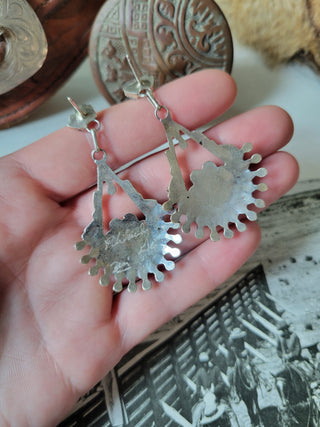 The Clementine Needlepoint Earrings
