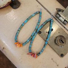Load image into Gallery viewer, The Anadarko Spiny Turquoise Hoops