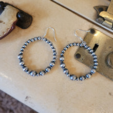 Load image into Gallery viewer, The Quinn Hoops - Navajo Pearls
