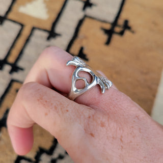 Stamped Saddle Rings