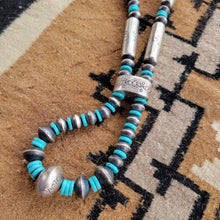 Load image into Gallery viewer, Turquoise &amp; Sterling Jacla Set
