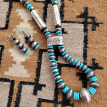 Load image into Gallery viewer, Turquoise &amp; Sterling Jacla Set