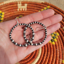 Load image into Gallery viewer, The Quinn Hoops - Navajo Pearls