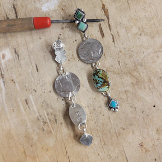 The Pearce Buffalo Nickel Earrings