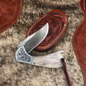 Elk Handle Switchblade (Reed)