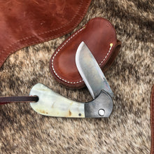 Load image into Gallery viewer, Cow Horn Switchblade #1